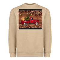 Mushroom Christmas truck Heavyweight Sweatshirt - AdoDesignShop