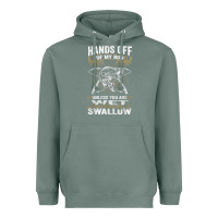 Sage mens hands off of my rod bass fishing fisherman t shirt Heavyweight Hoodie - linhVisuals