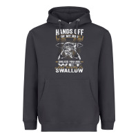 Smoke mens hands off of my rod bass fishing fisherman t shirt Heavyweight Hoodie - linhVisuals