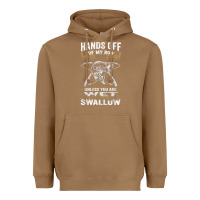 Toasted Coconut mens hands off of my rod bass fishing fisherman t shirt Heavyweight Hoodie - linhVisuals