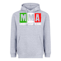 Heather Grey mexican martial arts combat mexico fighter themed pullover hoodie Heavyweight Hoodie - linhVisuals