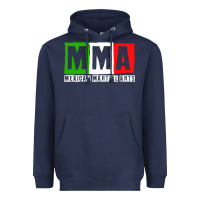 Navy mexican martial arts combat mexico fighter themed pullover hoodie Heavyweight Hoodie - linhVisuals