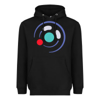 Black minimalist game cube controller throwback retro gamer t shirt Heavyweight Hoodie - linhVisuals