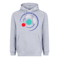 Heather Grey minimalist game cube controller throwback retro gamer t shirt Heavyweight Hoodie - linhVisuals