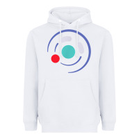 White minimalist game cube controller throwback retro gamer t shirt Heavyweight Hoodie - linhVisuals