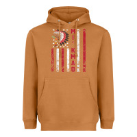 Meerkat mi’kmaq tribe native american flag mi’kmaq heritage related t shir Heavyweight Hoodie - linhVisuals