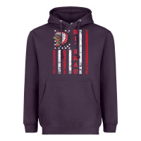 Plum mi’kmaq tribe native american flag mi’kmaq heritage related t shir Heavyweight Hoodie - linhVisuals