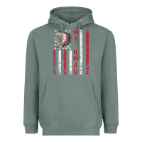 Sage mi’kmaq tribe native american flag mi’kmaq heritage related t shir Heavyweight Hoodie - linhVisuals