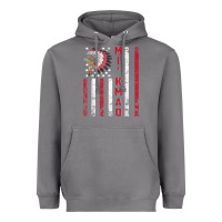 Storm mi’kmaq tribe native american flag mi’kmaq heritage related t shir Heavyweight Hoodie - linhVisuals