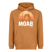 Meerkat moab utah arches national park vintage retro outdoor hiking pullover h Heavyweight Hoodie - linhVisuals
