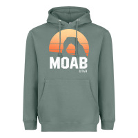 Sage moab utah arches national park vintage retro outdoor hiking pullover h Heavyweight Hoodie - linhVisuals