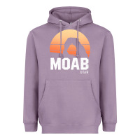 Lavender moab utah arches national park vintage retro outdoor hiking pullover h Heavyweight Hoodie - linhVisuals