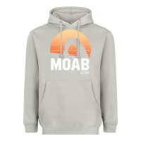 Moon Dust moab utah arches national park vintage retro outdoor hiking pullover h Heavyweight Hoodie - linhVisuals