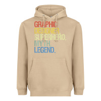 Mushroom funny graphic designer t shirt Heavyweight Hoodie - linhVisuals