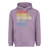 Lavender funny graphic designer t shirt Heavyweight Hoodie - linhVisuals