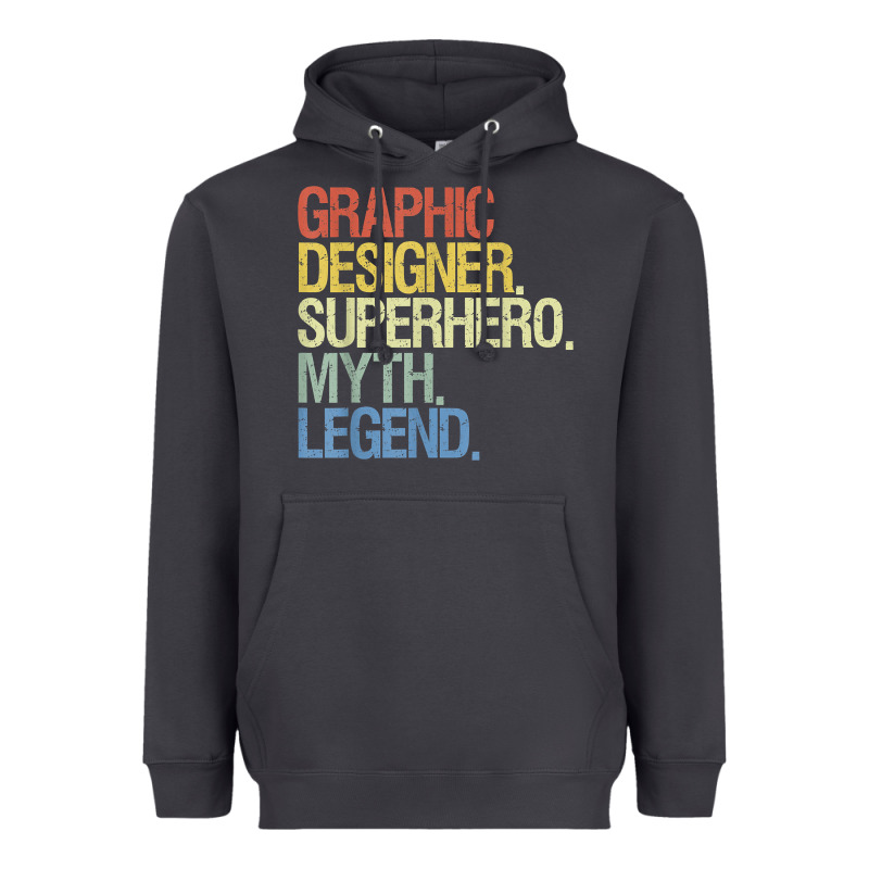 Funny Graphic Designer T Shirt Heavyweight Hoodie by linhVisuals | Teevron