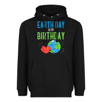 Black earth day is my birthday shirt pro environment party gift t shirt Heavyweight Hoodie - linhVisuals