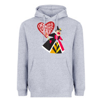 Heather Grey alice in wonderland queen of hearts off with their heads tank top Heavyweight Hoodie - linhVisuals