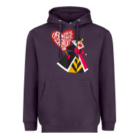 Plum alice in wonderland queen of hearts off with their heads tank top Heavyweight Hoodie - linhVisuals