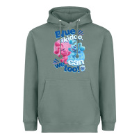 Sage blue's clues & you blue skidoo, we can too tank top Heavyweight Hoodie - linhVisuals