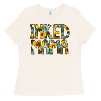 Inked Mama Flowers Ladies Tee | Teevron