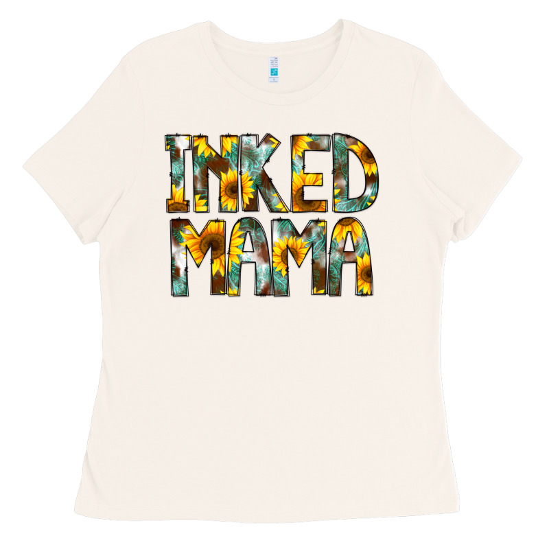 Inked Mama Flowers Ladies Tee by CowCowDesign | Teevron