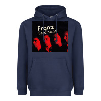 Navy #franz ferdinand (10) Heavyweight Hoodie - linhVisuals