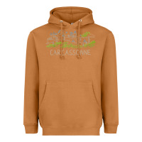 Meerkat carcassonne france unique hand drawn art gift men women t shirt Heavyweight Hoodie - linhVisuals