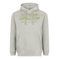 Moon Dust carcassonne france unique hand drawn art gift men women t shirt Heavyweight Hoodie - linhVisuals