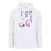 White castlevania alucard dark portrait t shirt Heavyweight Hoodie - linhVisuals