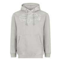 Moon Dust cybertrucks line art pocket futuristic ev truck cyber design t shirt Heavyweight Hoodie - linhVisuals