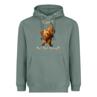 Sage can i pet dat dawg funny dog dachshund lover doxie gift t shirt Heavyweight Hoodie - linhVisuals