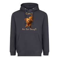 Smoke can i pet dat dawg funny dog dachshund lover doxie gift t shirt Heavyweight Hoodie - linhVisuals