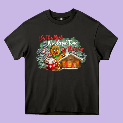 Its The Wonderful Time Of The Year Heavy Core Tee Designed By Cowgirlartshop