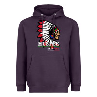 Plum hustle 247 gang clothing native american men gift t shirt t shirt Heavyweight Hoodie - linhVisuals