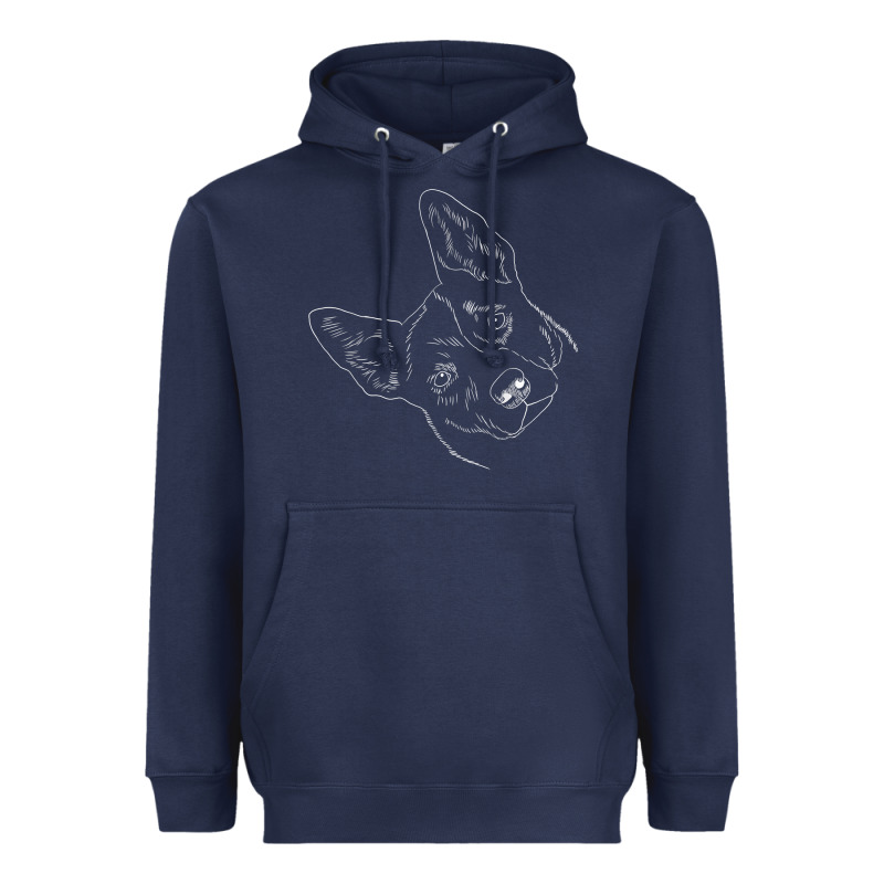 Funny Australian Cattle Dog T Shirt Heavyweight Hoodie by linhVisuals | Teevron