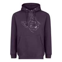 Plum funny australian cattle dog t shirt Heavyweight Hoodie - linhVisuals