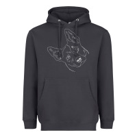 Smoke funny australian cattle dog t shirt Heavyweight Hoodie - linhVisuals