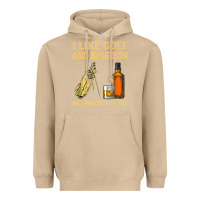 Mushroom i like golf and bourbon and maybe 3 people t shirt Heavyweight Hoodie - linhVisuals