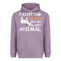 Lavender fainting goats are my spirit animal t shirt Heavyweight Hoodie - linhVisuals