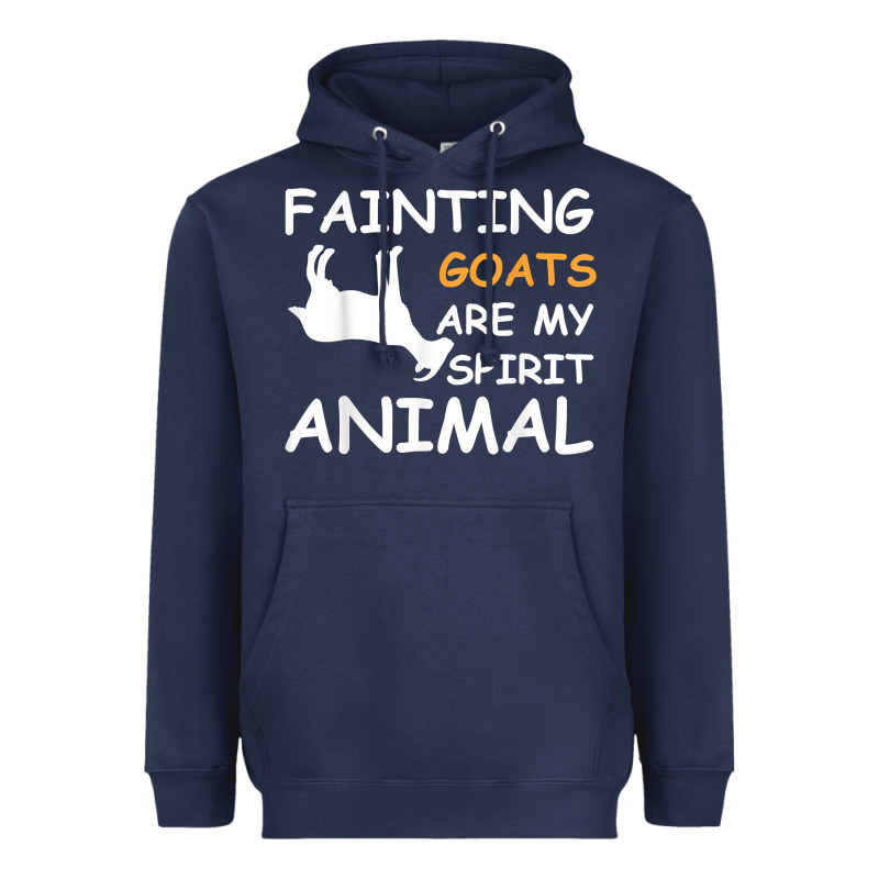 Fainting Goats Are My Spirit Animal T Shirt Heavyweight Hoodie by linhVisuals | Teevron
