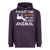 Plum fainting goats are my spirit animal t shirt Heavyweight Hoodie - linhVisuals