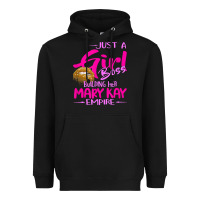 Black just a girl boss building her mary kay empire gift for women t shirt Heavyweight Hoodie - linhVisuals