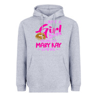 Heather Grey just a girl boss building her mary kay empire gift for women t shirt Heavyweight Hoodie - linhVisuals