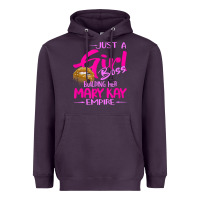 Plum just a girl boss building her mary kay empire gift for women t shirt Heavyweight Hoodie - linhVisuals