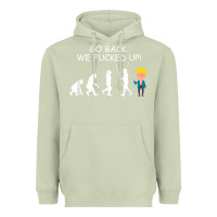 Matcha go back we fucked up funny anti trump 2020 election apparel t shirt Heavyweight Hoodie - linhVisuals