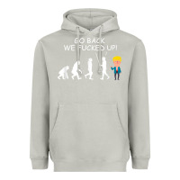 Moon Dust go back we fucked up funny anti trump 2020 election apparel t shirt Heavyweight Hoodie - linhVisuals