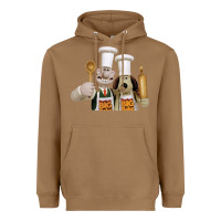 Toasted Coconut Wallace Gourmeat Heavyweight Hoodie - linhVisuals