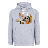 Heather Grey Wallace Gourmeat Heavyweight Hoodie - linhVisuals