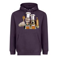 Plum Wallace Gourmeat Heavyweight Hoodie - linhVisuals